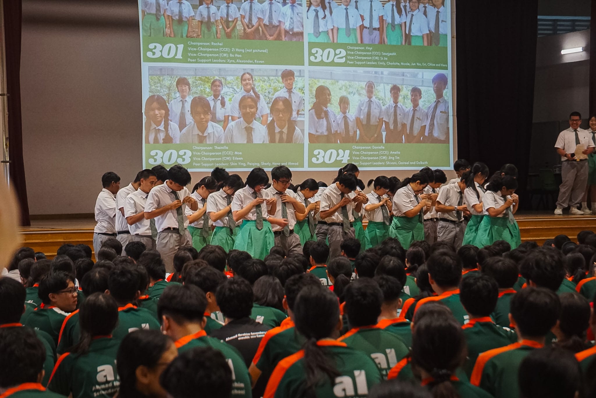 Photo of our school's class leaders